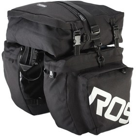 Resim Roswheel Bisiklet Heybesi- 35 Litre Taşıma Kapasitesi Siyah 