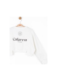 Resim Nk Kids Kız Çocuk Sweatshirt 37818 Ekru 