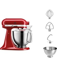 Resim KitchenAid Artisan 4,8 Lt Stand Mikser 5KSM185PS Empire Red-Eer 