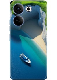 Resim TECNO Camon 20 (CK6n) Kılıf Tulum Temalı Desenli Darbe Emici Silikon 