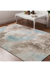 Resim Festival Halı Neva 9849A Turkuaz Yolluk 100X200 Cm 