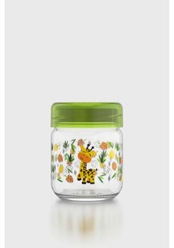 Resim Renga Dolce Desenli 210 Ml Silikon Contalı Cam Mama Kavanozu 222003 Yeşil 