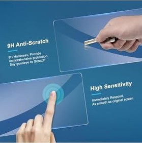 Resim Ekran Koruyucu 8.7" Multimedya Navigasyon Temperli Nano Ekran Koruyucu Film 2018-2021 Volvo Xc40 ile uyumlu 