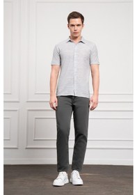 Resim Erkek Yeşil Trend Apaçi Yaka Dynamic Fit Kısa Kollu Gömlek 25ys004005700 Yeşil Yeşil 