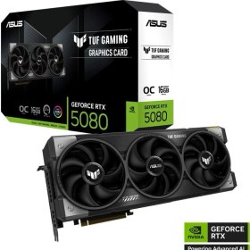 Resim Asus Geforce TUF-RTX5080-O16G-GAMING 16GB Gddr7 256BIT 2xhdmı 3xdp Ekran Kartı 