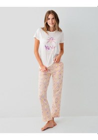 Resim Rolypoly Kadın Beyaz Pijama Takım Beyaz 