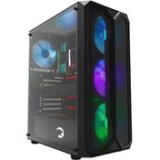 Resim Aura 4*120MM Siyah Fan A-RGB Şerit Led 500W 80+ Bronz Power Supply Gaming Kasa Gamepower