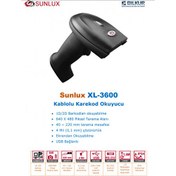 Resim SUNLUX XL-3600, EL Tipi, Laser, USB Kablolu, 1D ve 2D Karekod, Barkod Okuyucu SUNLUX XL-3600 EL Tipi, Laser, USB Kablolu, 1D ve 2D (Kare Kod),