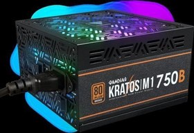 Resim Gamdıas Kratos M1-750b, 750w, 80+ Bronze, Aktif Pfc, Rgb, Gamıng, Atx, Power Supply (psu) 