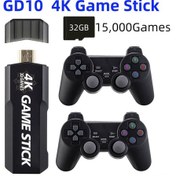 Resim Reedark "gd10 128gb Oyun Çubuğu - 40000 Oyun, 4k Hd, 2 Kablosuz Kumanda İle Retro Oyun Keyfi" 