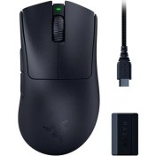 Resim Razer Razer Deathadder V3 Pro Kablosuz Oyun Mouse Siyah 8000 Hz 