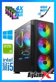 Resim BigGameX BİGGAMEX BGX69 I5-12400f 32gb 3200mhz 512gb M.2 Ssd Gtx1660 Super Oyuncu Masaüstü Bilgisayar 