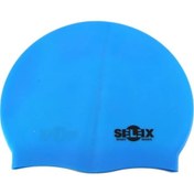 Resim Sc605 Silikon Mavi Yüzücü Bonesi Çok Renkli 