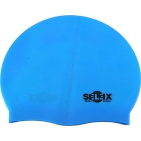 Resim Sc605 Silikon Mavi Yüzücü Bonesi Çok Renkli 