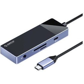 Resim Orıco Type-c Pd100w 4k 30hz Hdmı 3.5mm Jak Sd Tf Kart Okuyucu 3 Usb Portlu Hub Çoklayıcı 