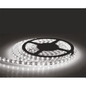 Resim 12 Volt 3 Çipli 5050 Dış Mekan IP65 Beyaz Şerit Led M/60 Led 5 Metre 