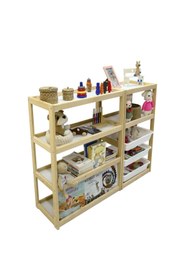 Resim Masal Oyuncak Çok Amaçlı Oyuncak Dolap Seti 