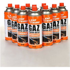 Resim Phigo Remtaş Vmf Eurogaz Kamp Ocak Gazı Valfli Kartuş 227gr - 12 Adet 