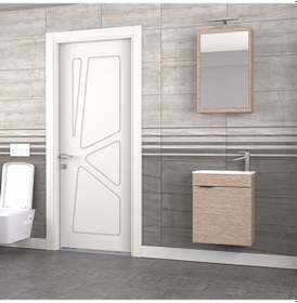 Resim Biani Fix Loft 50 Cm Banyo Dolabı Renk Aybe Bej 