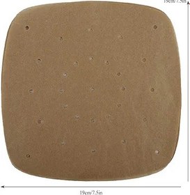 Resim Aramox Kare Buharlı Pişirici Kağıt Gömlekleri Yapışmaz Isıya Dayanıklı Hava Fritözü Pişirme için İdeal, 100 Adet (Orijinal Renk) 