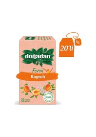 Resim Doğadan Form Kayısılı Süzen Poşet Çay 20'li 50 G 
