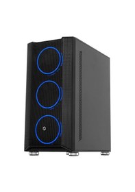 Resim Frısby Fc-9405g 650w 80+ 4x120mm Dual Rıng Rgb Fan Usb 3.0 Midi Tower Siyah Kasa 