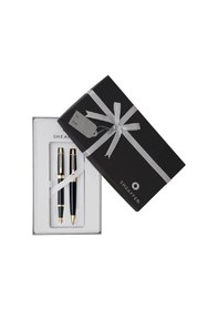 Resim Sheaffer 300 Serisi 9325 Dolma Tükenmez Kalem Seti Siyah Altın Krom Defter Hediyeli Çok Renkli 
