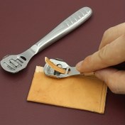Resim 10 Adet Premium Metal Suni Deri İnce Bıçaklar - DIY Suni Deri El Sanatları için Hassas Oyma, Kesme & Kazıma, Dayanıklı El Aleti Aksesuarları, El Sanatları Aleti Aksesuarı|Dokulu Tutuş|Pürüzsüz Bitiş, Suni Deri İşleme Araçları 