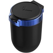 Resim Xindoker Araç İçin Led Işıklı Sigara Kutususu - Abs Ve Paslanmaz Çelik Malzeme, Kapaklı, Kolay Temizlenir, Ev Ve Ofis Kullanıma Uygun Mavi 