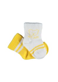 Resim Bibaby Biorganic Bear 2'Li Kız Çorap 68412 Sarı 