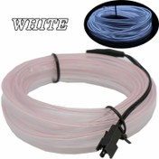 Resim Araç İçi Neon Aydınlatma Beyaz 5 Metre 