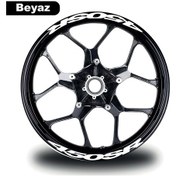 Resim Cf Moto 450sr Jant İçi Yazı Modeli Beyaz 