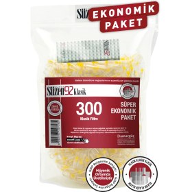 Resim Süzen 92 Klasik Ekonomik Paket 300 Adet Sigara Filtresi 