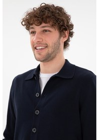 Resim U.s. Polo Assn. Erkek Lacivert Hırka Triko 50298272-vr033 Lacivert 