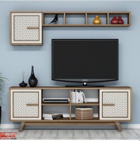 Resim Variant Ayla Tv Ünitesi Ve Orta Sehpa Takımı - Krem 