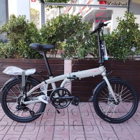 Resim TERN LİNK B8 DİSK KATLANIR BİSİKLET 20 JANT 8 VİTES GRİ 