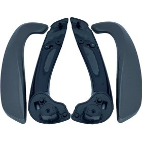 Resim Kapı İç Kolçak Komple Takım R-l Füme Fluence-megane 3 809540287r 809602788r 