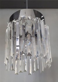 Resim Luxury Sarkıt Lüks Kristal Salon Ve Oda Sarkıt Avizesi Krom 