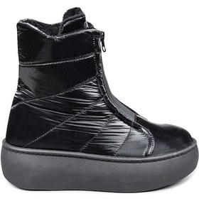 Resim Jump 60122 Suya Dayanıklı Kaydırmaz Taban Siyah Kadın Kar Botu Siyah 