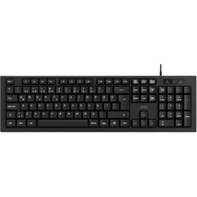 Resim Elba AOC KB130B-38 Usb Siyah Türkçe Kablolu Standart Klavye,Sessiz yazma 