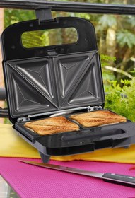 Resim GoldMaster Trimax 4’ü Bir Arada Çıkarılabilir Mini Tost Izgara Waffle Sandviç Makinesi Gm7452 