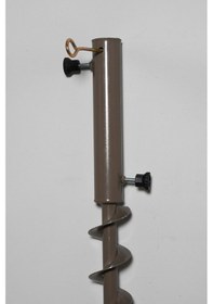Resim Geniş Plaj Şemsiyesi Kazığı 80 Cm Uzunluk, 50 Mm Gövde / 30 Cm Şemsiye Giriş Alanı Sarı 