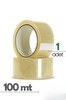 Resim Mithra Life MIT1281 Güçlü Yapışkan Şeffaf Koli Bandı 45 MM X 100 MT 