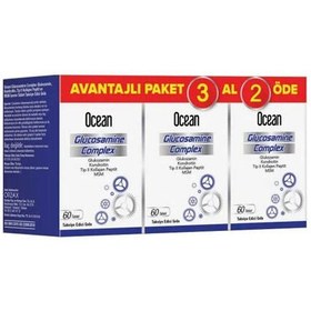 Resim Orzax Ocean Glukozamin Kompleks Avantajlı Paket 3 AL 2 ÖDE 