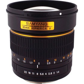 Resim Samyang 85 mm F/1.4 Asp If Full Frame Lens 