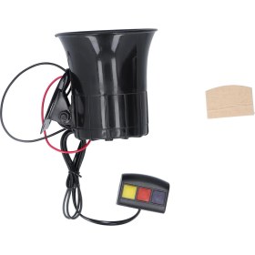Resim Creatorally 12V 30W 105DB Araba Kornası 3 Ton Acil Uyarı Alarmı Siren Araba Motosiklet Mopedler (Yurt Dışından) 