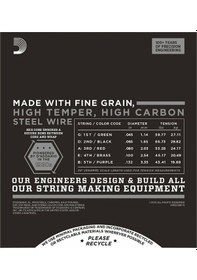 Resim D'addario Ecb81-5 Chromes 5 Telli Bas Gitar Teli 45-132 