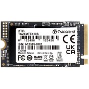 Resim transcend TS2TMTE410S 2TB Gen4x4 3D TLC DRAM-less 22x42 M.2 NVMe SSD 