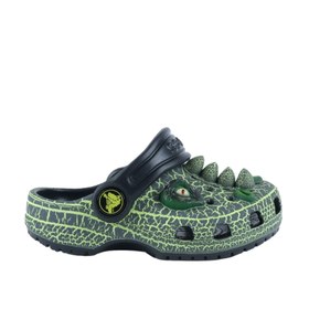 Resim Crocs Classıc Iam Scary Dıno Clog Bebek Siyah Terlik (211372-001) 