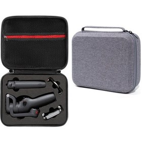 Resim Butu Djı Om 6 İçin Taşınabilir Saklama Çantası, El Gimbal Aksesuarları Çanta Darbeye Dayanıklı Taşıma Çantası - Gri / Siyah Astar 